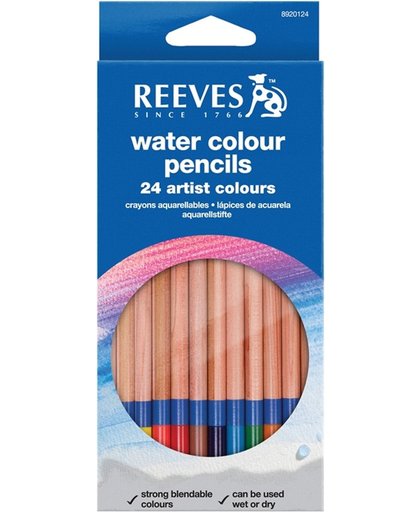 Reeves aquarelpotloden set 24 kleuren