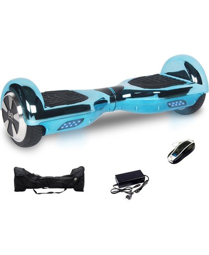 Hoverboard 6.5 inch blauw chroom