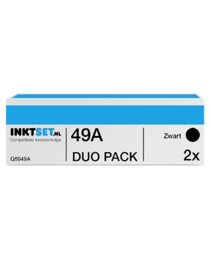 Jamos - Tonercartridges / Alternatief voor de HP 49A (Q5949A) Toner Zwart Duo Pack