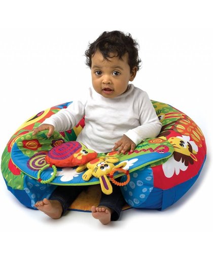 Playgro - Sit up and Play - Rond speelkussen - Activity Center - Speelnest - Opblaasring - Zodra je kindje net zelf kan zitten is dit speelnestje een hele goede toevoeging op de ontwikkeling van de motoriek!  (geschikt voor 5 a 6 maanden en ouder)