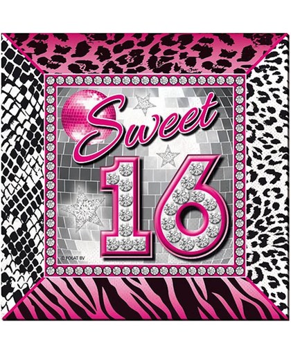 Servetten Sweet 16 (20st)