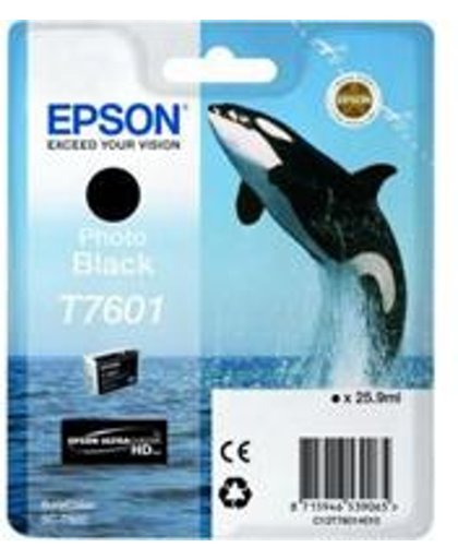 Epson T7601 inktcartridge Zwart 25,9 ml