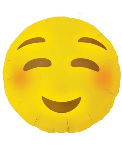 Folieballon Emoji Blushing (46cm)