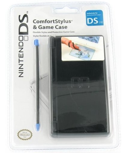 Nintendo DS Lite Comfort Stylus + Spellen Koker - Zwart