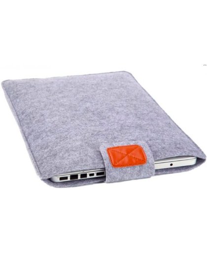 CoshX® stevige laptop hoes van grijs vilt maat 11 inch |Macbook hoes 11 inch | Laptop case | Bescherming van uw laptop