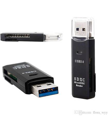 Mini USB 3.0 - Memory Card Reader Adapter - card reader - SD card reader - SD kaart reader - DisQounts