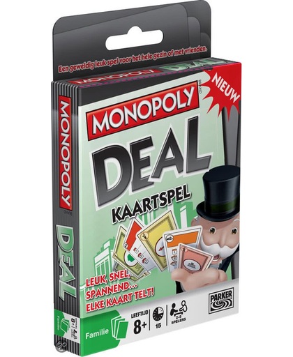Monopoly Deal Kaartspel (Belgische versie)