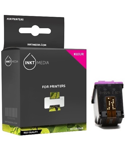 Inktmedia® -Inktcartridge - Alternatief voor de HP 302XL compatible F6U67AE inktcartridge kleur hoge capaciteit iInktmedia® huismerk
