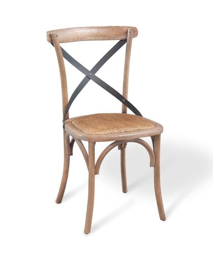 vidaXL Dining Chair 1 pcs Solid Oak 48x45x90 cm