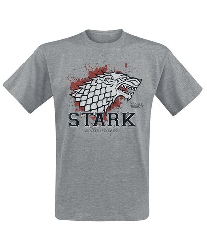 Game of Thrones House Stark - Stark The Fighter T-shirt grijs gemêleerd