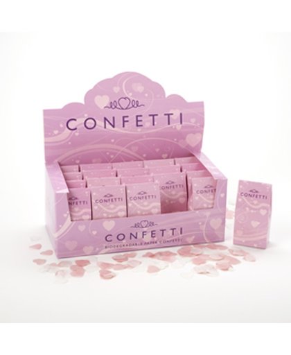 Neviti Confetti roze en wit - 20 pakjes - OP = OP