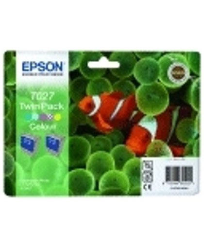 Epson Twin Pack Colours T027 92 ml