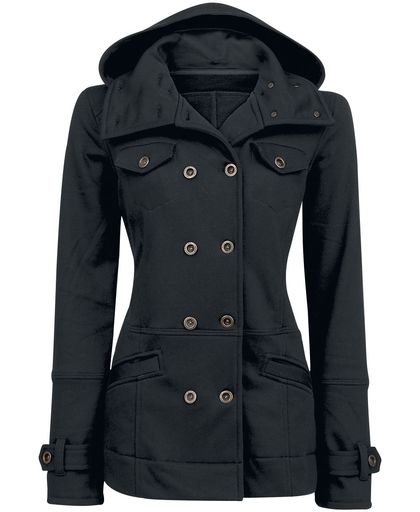 Forplay Cushy Coat Girls jas zwart