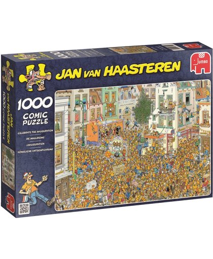 Jan van Haasteren De Inhuldiging Oranje Gekte - Puzzel - 1000 stukjes