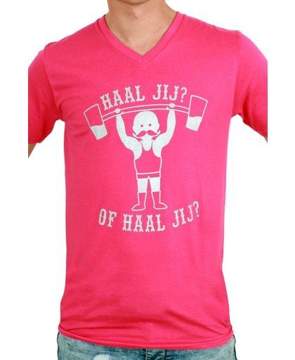 T-shirt heren 'Haal jij of haal jij?'