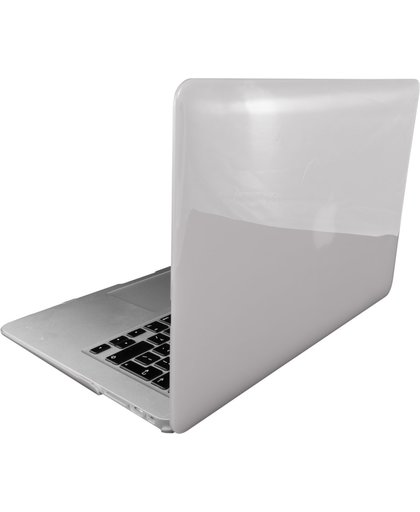 LenV - Macbook Air 13.3 inch Hardcover Hard Case Cover Laptop Hoes Sleeve - Transparant