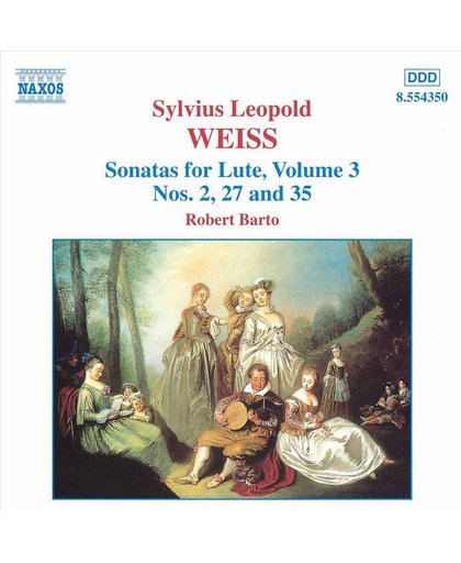 Weiss: Sonatas for Lute Vol 3 / Barto