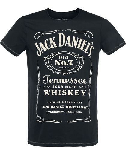Jack Daniel&apos;s Old No. 7 T-shirt zwart
