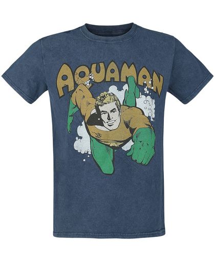 Aquaman Vintage T-shirt donkerblauw