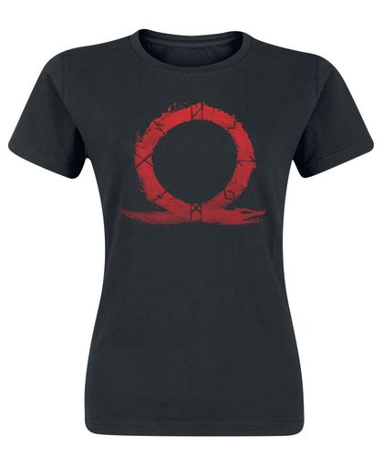 God Of War Serpent Logo Girls shirt zwart