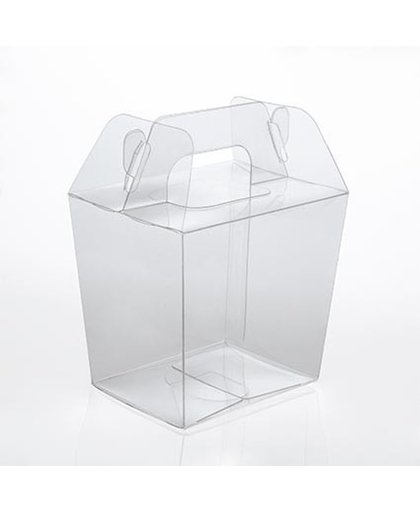 Takeout Box Kristalhelder groot 12.2x8.9x11.1cm (25 Stuks) [FS284]