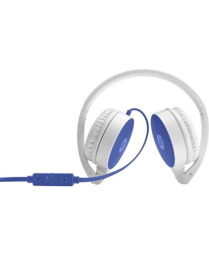 HP 2800 DF blauwe stereo headset mobiele hoofdtelefoon