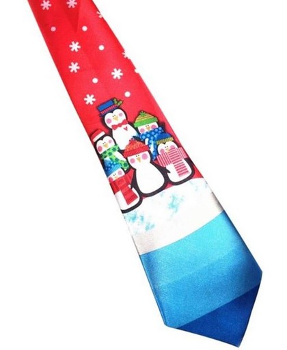 Kerst stropdas – Merry Christmas and a Happy New Tie Nr.3 – Men Christmas Tie
