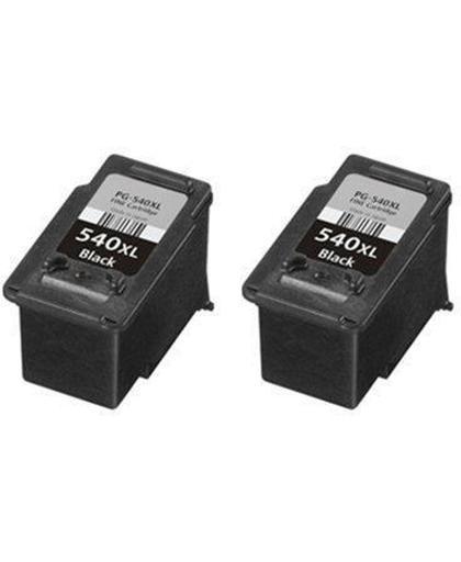 Canon PG-540XL inktcartridges dubbelpak zwart (huismerk)