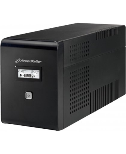 PowerWalker VI 2000 LCD 2000VA 2AC-uitgang(en) Zwart UPS
