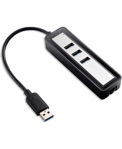 VALUE USB 3.0 naar Gigabit Ethernet Converter + Hub 3x