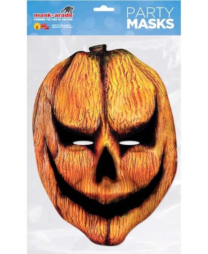 Pumpkin Horror Face Card Mask