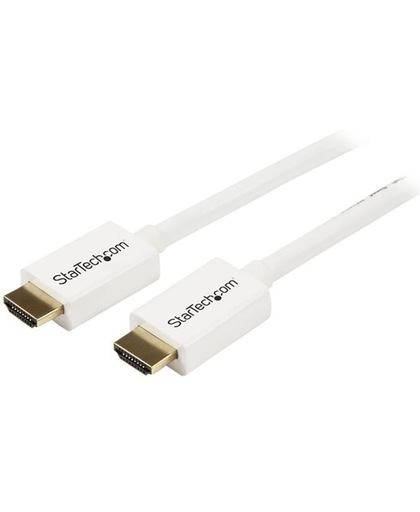 StarTech.com 3 m witte CL3 High Speed HDMI-kabel voor installatie in de wand Ultra HD 4k x 2k HDMI-kabel HDMI naar HDMI M/M HDMI kabel
