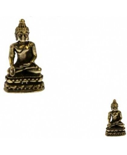 Minibeeldje Boeddha Amithaba messing