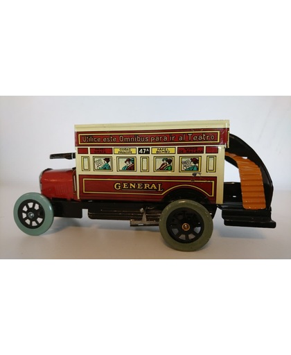 Autobus van Blik, Nostalgisch Speelgoed, Decoratie