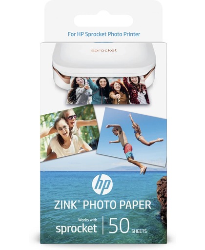 HP ZINK Sticky-backed pak fotopapier Glans