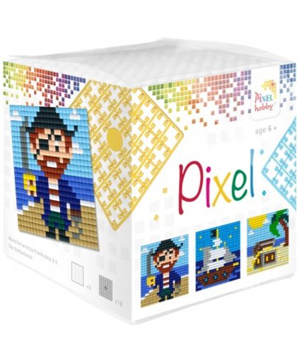 Pixel kubus piraten