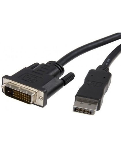 Techly 2m DVI-D/DisplayPort 2m DVI-D DisplayPort Zwart