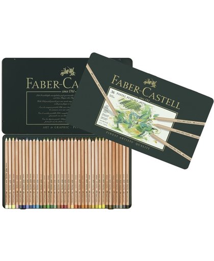 Pastelpotlood Faber Castell Pitt metalen etui a 36 stuks