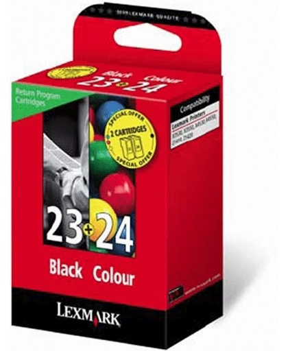 Lexmark Combopack nr. 23 / 24 inktcartridges inktcartridge
