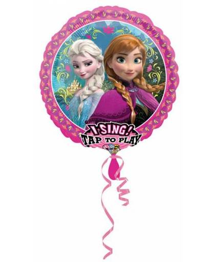 Frozen Helium Ballon met geluid 71cm leeg
