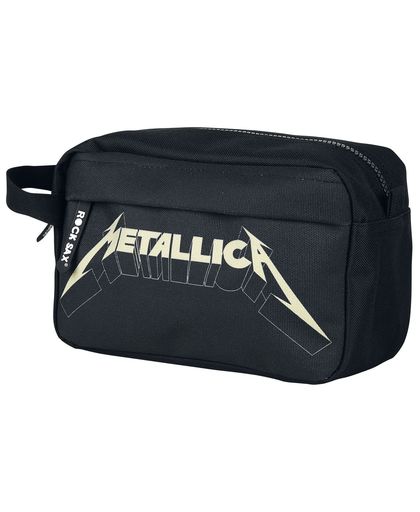 Metallica Logo Toilettas zwart