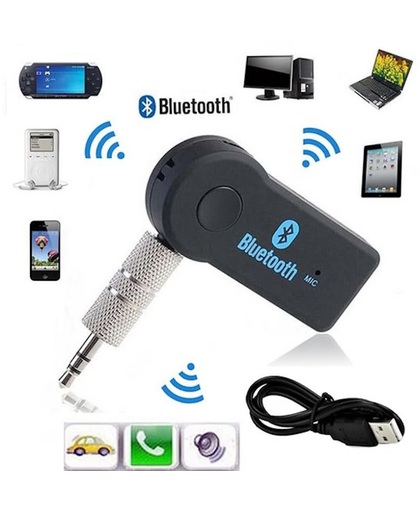 Bluetooth 3.1 Audio Music Streaming Adapter Receiver Handsfree Carkit & Thuisgebruik | MP3 Player 3.5mm AUX in Geweldige Geluidskwaliteit Stereo audio Output