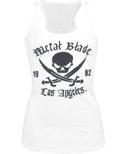 Metal Blade Pirate Logo Girls top wit
