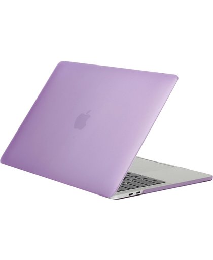 For 2016 New Macbook Pro 13.3 inch A1706 & A1708 Laptop Frosted structuur PC beschermings hoesje (paars)