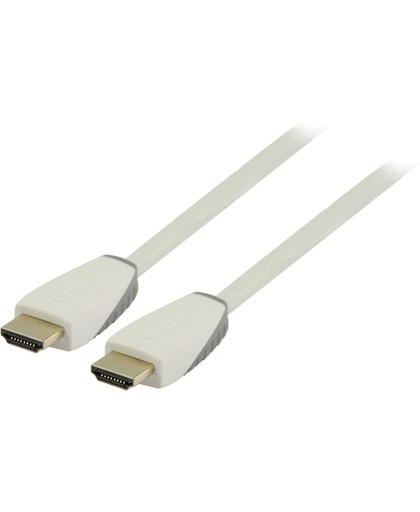 Bandridge witte HDMI kabel versie 1.4 met vergulde contacten - 2 meter