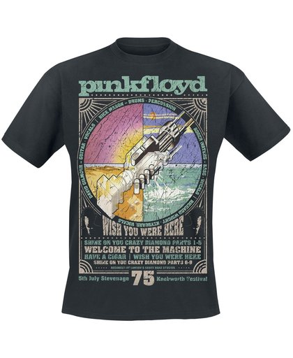 Pink Floyd Wish T-shirt zwart