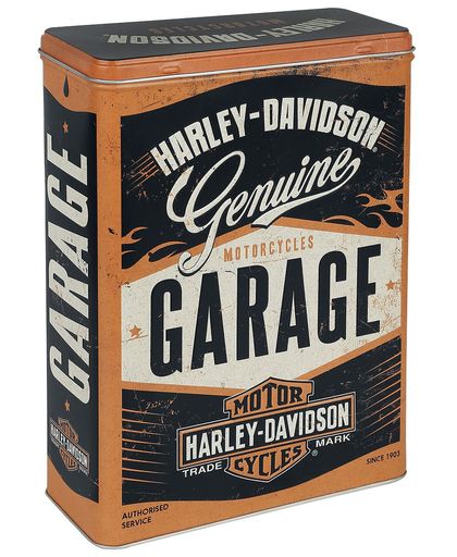 Harley-Davidson Garage - Vorratsdose L Bewaardoos standaard