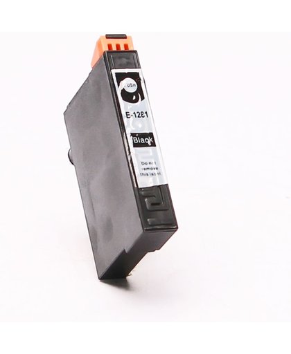 Toners-kopen.nl Epson C13T12814010 T1281 zwart  alternatief - compatible inkt cartridge voor Epson T1281 zwart