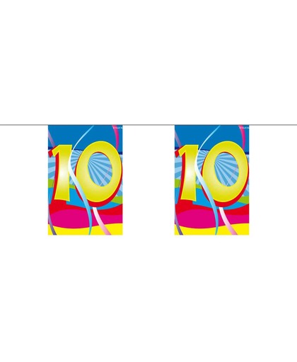 Mini vlaggenlijn 10 jaar