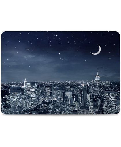 Macbook Case voor MacBook Retina 13 inch uit 2014 / 2015 - Laptoptas - Hardcover - Stad Nachtzicht
